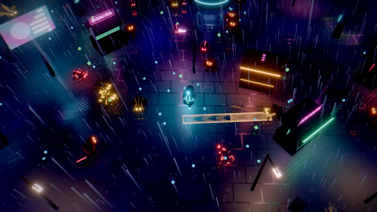 Neon Swarm screenshot 1