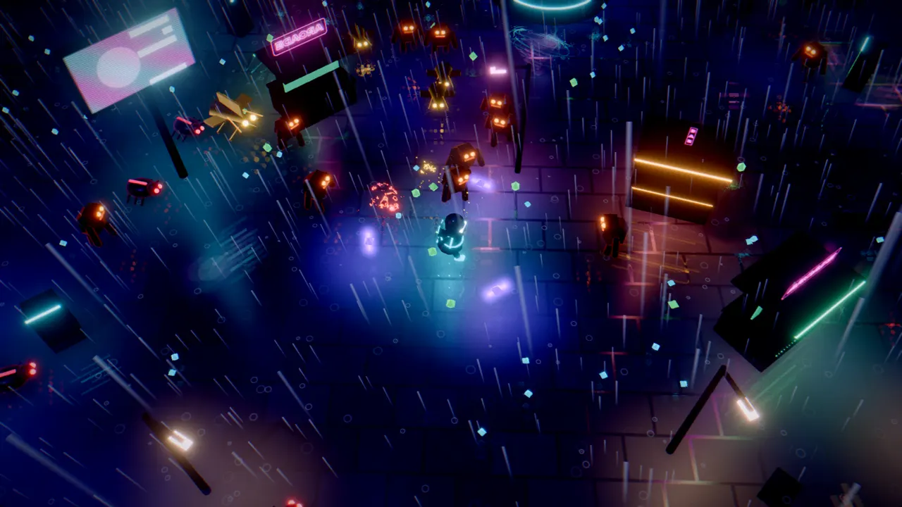 Neon Swarm screenshot 2