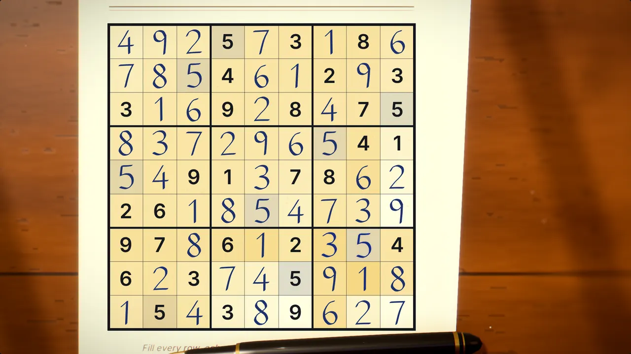 Sudoku screenshot 1