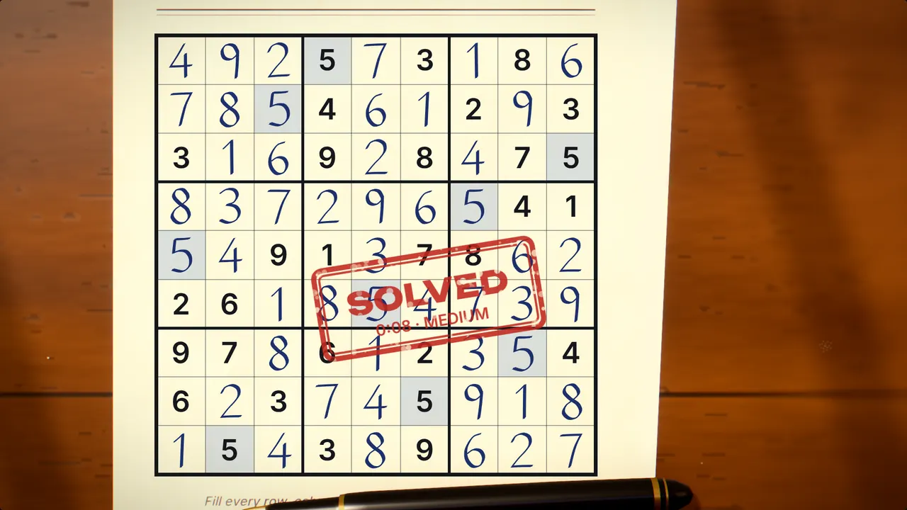 Sudoku screenshot 2